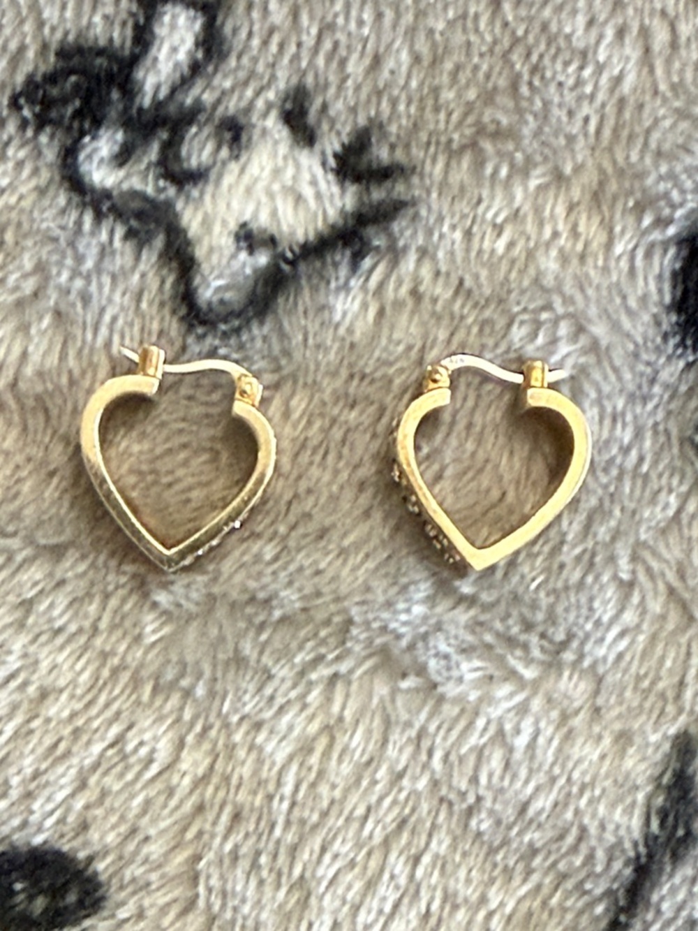COACH Sterling Silver Heart Hoop and Crystal Accent Earring Set - Picture 6 of 6